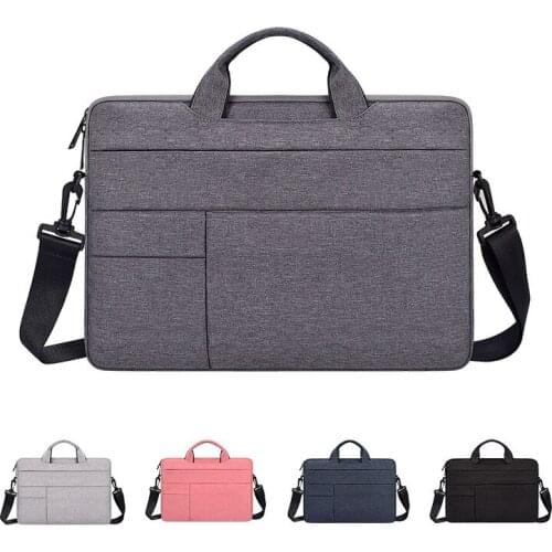 Waterproof Scratch-resistant Laptop Briefcase 13 14 15.6 inch Notebook Shoulder Bag Carry Case For Macbook Women and Men Handbag