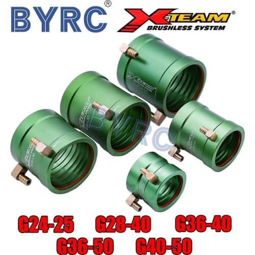 X-TEAM Water Cooling Jacket Cover Model Accessories for 2440/2850/3650/3660/3674/4074 Brushless Motors RC Boats Ship Model RC