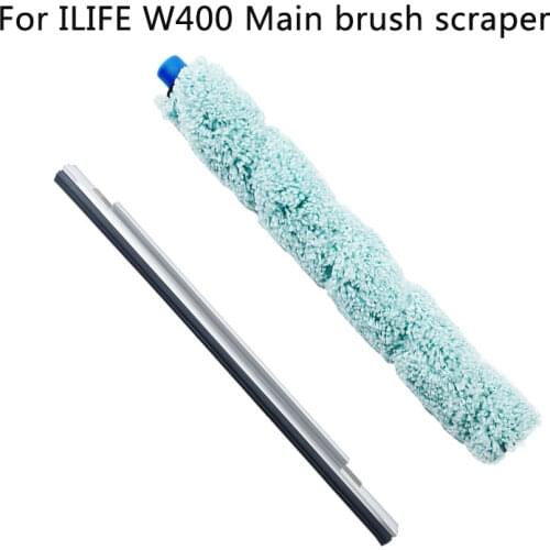 For ILIFE W400 Spare Parts Smart Home Accessories Replaceable Main Brush Scraper Floor Washing Robot Vacuum Cleaner