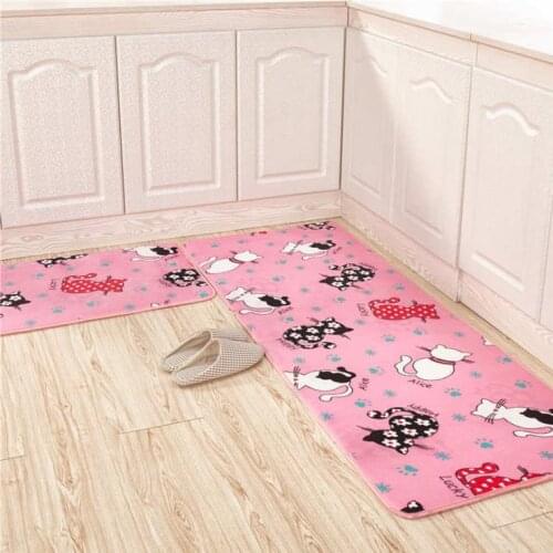 Animals Cat Dog Colorful Kitchen Rug Rugs Floor Mat Carpet For Living Room Doormat 001