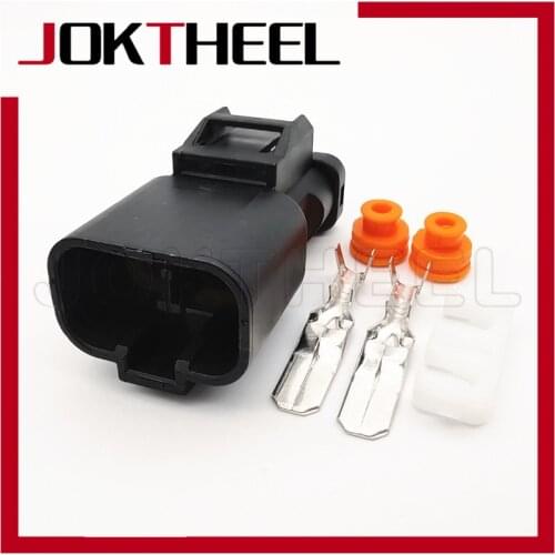 1/5/10/20 sets 2 pin way male waterproof excavator pressure switch plug speed water temperature socket connector 7222-6423-30