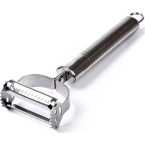 2 in 1 Stainless Steel Peeler Grater Multi-function Fruit Peeler Vegetable Fruit Peel Shredder Slicer Grater Kitchen Accessories