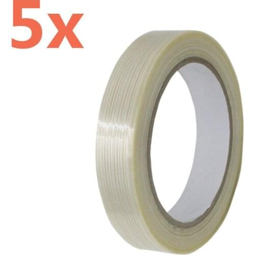 5Pieces Tamiya Glass Tape Battery Repair Adhesive Tape Battery Explosion-Proof with 18mm X 20m 54328 OP-1328 Genuine Product
