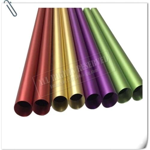 7mm aluminum hollow tube OD7mm ID2mm 3mm 4mm red yellow green blue gold silver purple aluminum pipescustom color