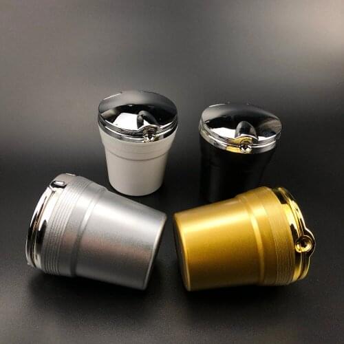 Car LED Blue Light Cigarette Ashtray for Cadillac ATS BLS CTS XT4 XT5 ATSL XTS STS SRX Escalade