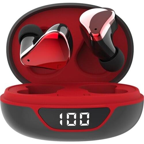 PJD Wireless Earphones TWS Bluetooth 5.0 Mini Earbuds Stereo Bass LED Touch Control Noise Cancelling Sport Waterproof Headphones