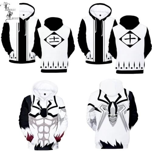 BLEACH Character 3D Printing Men/Women Autumn Fashion Japanese Anime Hoodies Sweatshirt Long Sleeves Pollover Plus Size