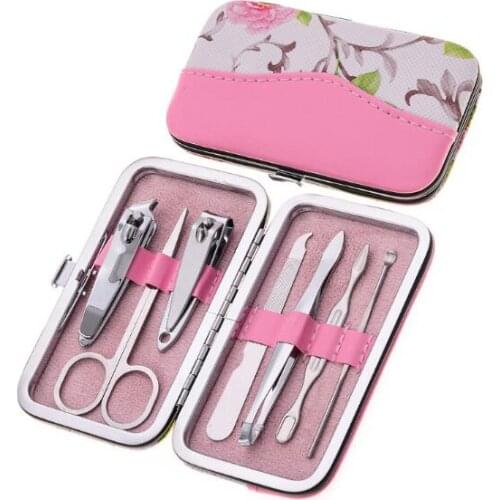 More style more colours nail clippers set nail tools carbon steel 7pcs/set