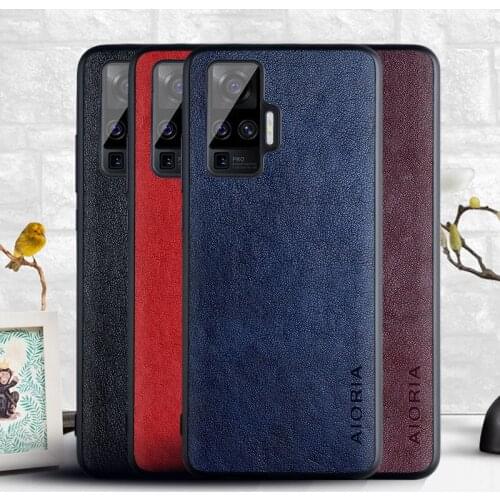 Case for Vivo X50 Pro 5G Luxury Classic Leather Skin Phone Cover for Vivo X50 Pro 5G Case