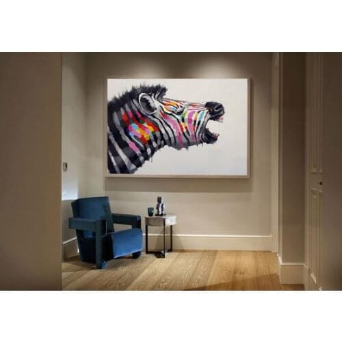 Caesar oil painting modern oil painting on canvas abstract painting zebra cheap modern paintings AN-114