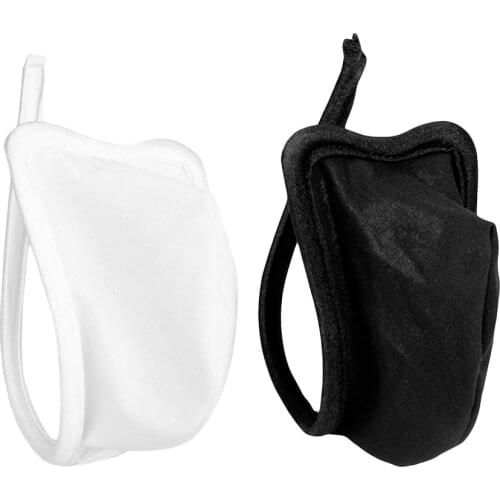 Pack of 2 Elastic Sexy Hot C String Thong Invisible Underwear Lingerie with Front Featuring Heart Shaped Frame for Men Gay