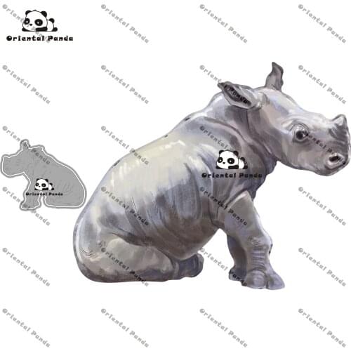 New Dies 2020 Camper Van Metal Little rhinoceros Dies photo album cutting die Scrapbooking Stecil cutting 2020 new metal dies
