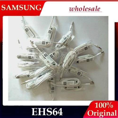 SAMSUNG Original Earphone EHS64 Wholesale 5/10/15/20 Pcs Wired 3.5mm In-ear Mic Headsets for samsung S6 S7 S8 huawei Xiaomi