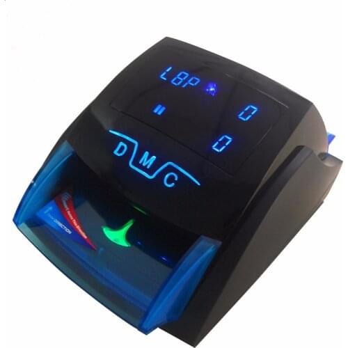 Mini Handy Banknote UV/MG Detecting Machine Fake Euro Notes Money Bill Detector For USD/EUR Cash Dinero Detector With Battery