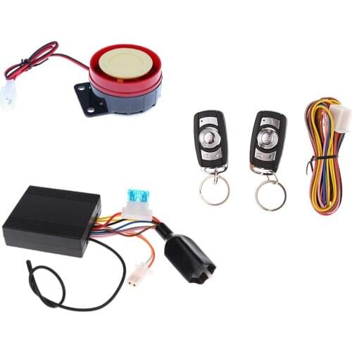 Motorcycles Scooter ATV Anti-theft Alarm System Remote Control Engine Start