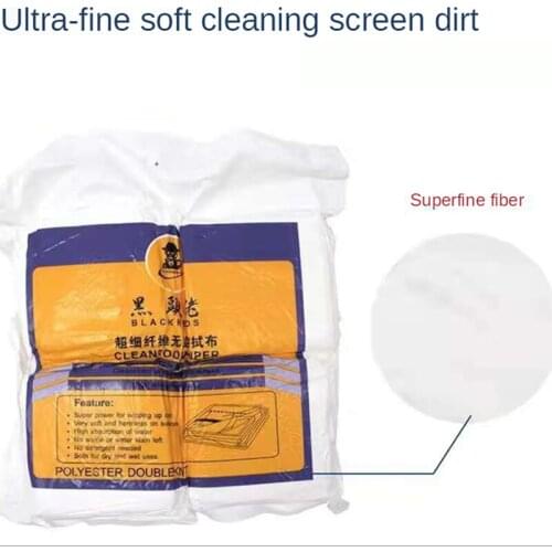 The Laster Soft 400Pcs/Bag Cleanroom Wiper Non Dust Cloth Dust Free Paper Phone LCD Repair Tool For Class 1-10000 Clean Rooms