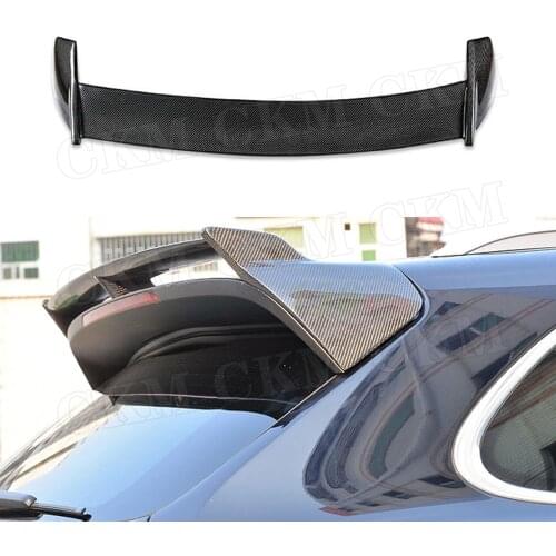 Carbon Fiber Rear Spoiler Boot Roof Middle Wings Fit for Porsche Cayenne 958 SUV 4 Door GTS S Sport 2015 2016 2017