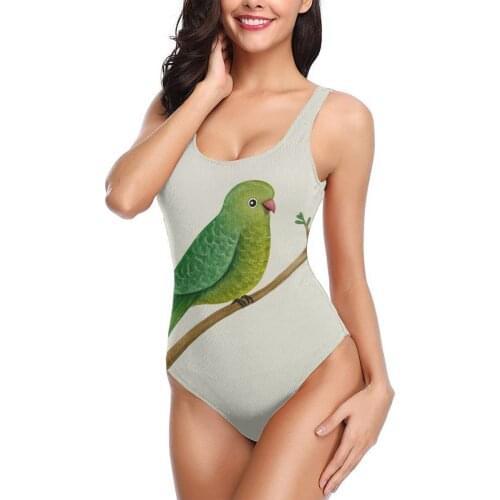 Women 2021 sexy Bikinis Cute Parrot Women Swimsuit One Piece womens top R336 Women Beach wear
