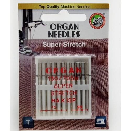 10pcs/pack Top Quality Organ Needles Super Stretch Elastic Knitted Fabric Needle Anti-jumper Needle Home Sewing Machine Needles