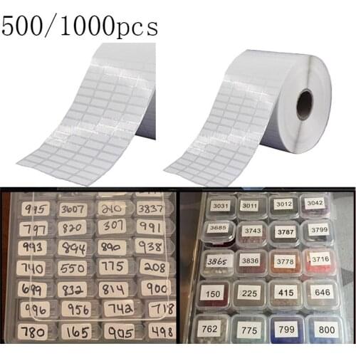 1000 pcs sorting stickers, storage distinguish sticker stickers accessory painting diamond embroidery tools