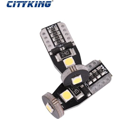 2-10pcs T10 W5W 194 168 Led Bulbs T10 Wedge 3030 3smd Interior Lights 12V License Plate Light led Interior Light Parking Light