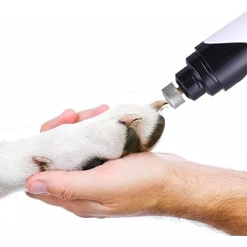Free Shipping Pet Dog Puppy Cat Paw Claw Electric Grinder Nail Grinder Rechargeable Grooming Trimmer