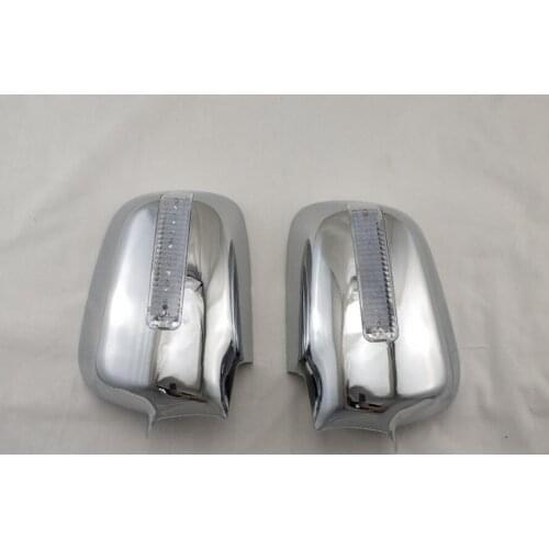 For Honda RD4 RD9 CR-V 2001 2002 2003 2004 2005 2006 2PCS ABS Chrome plateddoor Rearview door mirror covers with Led