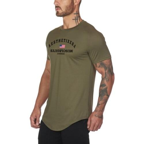 Running Shirt Men Mesh T-shirt Short Sleeve Compression Shirts Gym T Shirt Fitness Sport Shirt Mens Rashgard Soccer Jersey