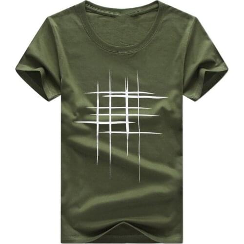 Summer Men T-shirt Creative Line Cross Printed Tee Top Women Summer Short Sleeve O Neck T-Shirt with cross 2021