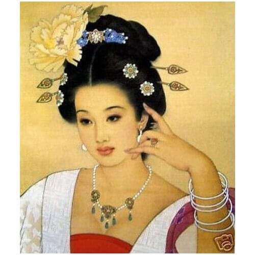 Handicrafts Repro oil painting:"Classic beauty" 24x36"