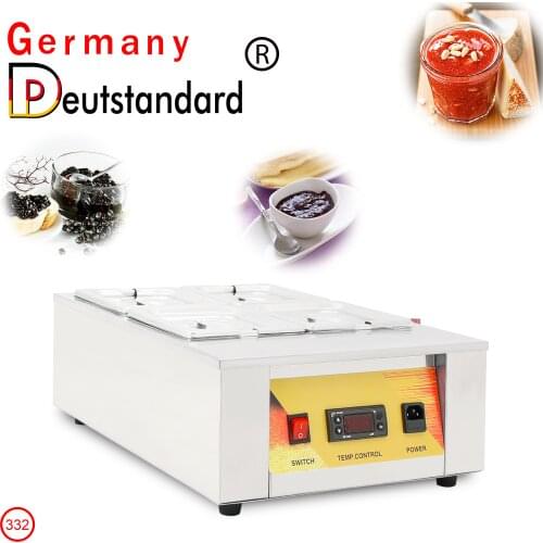 Commercial Electric Chocolate Melting Machine Sauce Warming Machine Chocolate Melter With 4 Tanks Restaurant Food Warmer With CE
