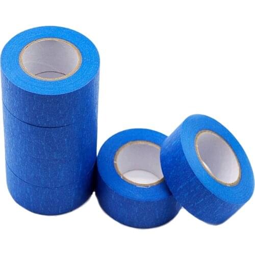 HOT-Blue Painters Tape Masking Tape 1 Inch, DIY or Professional Painter (6 Pack,22Yard Per Roll)