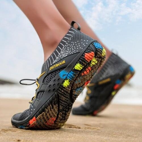Beach Shoes Water Barefoot Shoes Slippers Men Aqua Swimming Shoes Praia Socks Wading Sneakers Diving Sea Footwear For Man Hiking