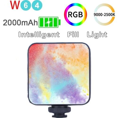 New RGB Fotografia Led Lights Tiktok Camera Smartphone LED Video Light Office Luminaria 2500-9000K Rechargeable Led Panel DSLR