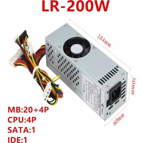 New PSU For Realan Emini T02B T01B 2007B Rated 180W Peak 250W Power Supply LR-200W