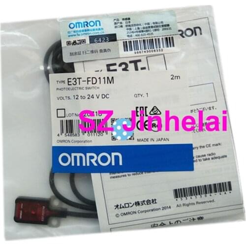 OMRON E3T-FD11M Authentic Original Photoelectric Switch 2M 12-24VDC