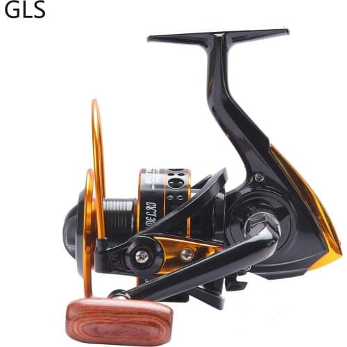 All Metal Spool Fishing Reel Line Spool Boat Rock Spinning Reel Saltwater for Bass Pike Fishing Accessories Carp Tackles
