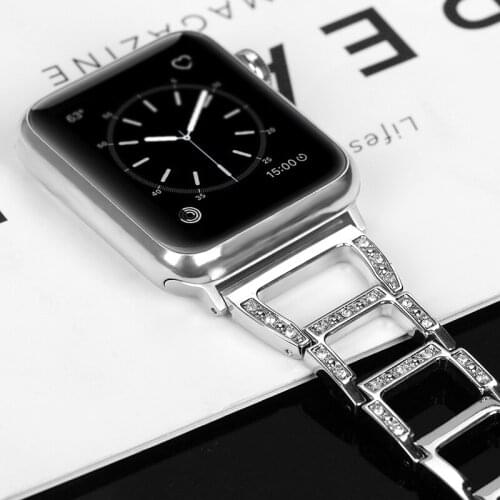 Luxury Stainless Steel Watchband for Apple Watch Band 38mm 42mm 40mm 44mm for Apple iWatch 1 2 3 4 5 Strap Steel Bracelet Belt