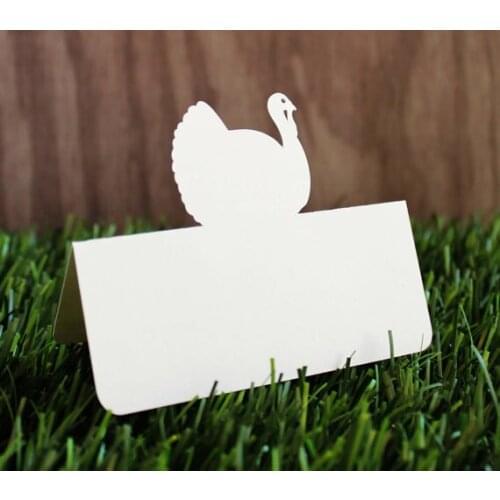 Turkey Place Cards Wedding Christmas holidays table number Card birthday bridal baby shower Seating escort marker