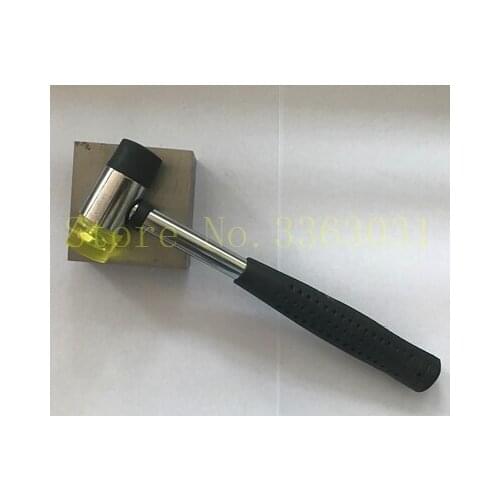 Jewelry tools bench block with rubber hammer