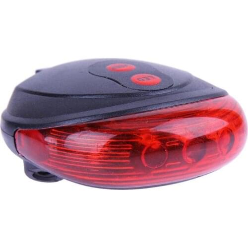 7 Modes Bike Tail Light Safety Warning 5 LED2 Laser Night Mountain Waterproof Bike Rear Light Lamp LED Bicycle Light