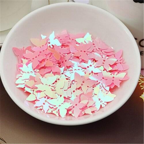 10g/Bag 12*17mm AB Color Butterfly Sequins PVC Paillettes Garment Decorate DIY Wedding Sewing Crafts Lentejuelas Accessories
