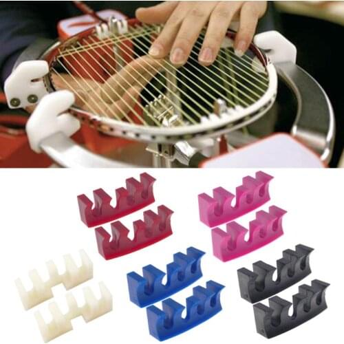 2pcs Badminton Stringing Machine Tool Racket Load Spreader Adapter Universal Protector Attachment