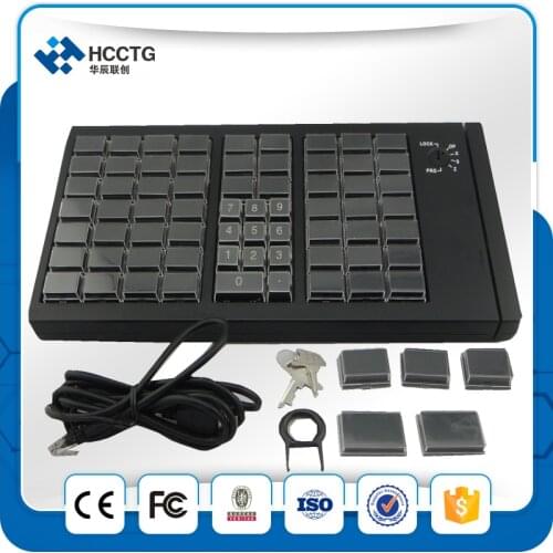 2021 High Quality 66 Keys Membrane Keys POS Programmable Keyboard KB66M with Software