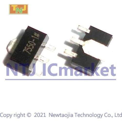 50 PCS HT7550A-1 SOT-89 HT7550 7550-1 High Driver Regulator