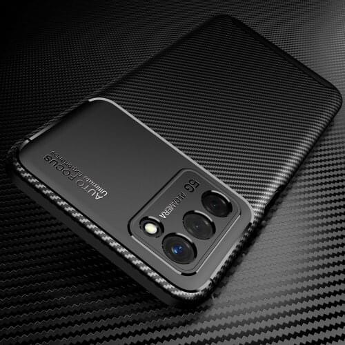 Carbon Fiber Pattern Luxury Fundas TPU Bumper Case For Oppo A55 oppoA55 5G 6.5 Inch Cover Coque Shockproof Shell Housing