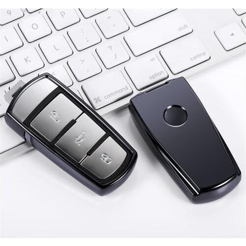 TPU Car Key Case Cover Key Protection Shell For VW Volkswagen Magotan B6 B7 B8 R36 B5 B7L Phaeton Passat CC Woman Man Key Bag