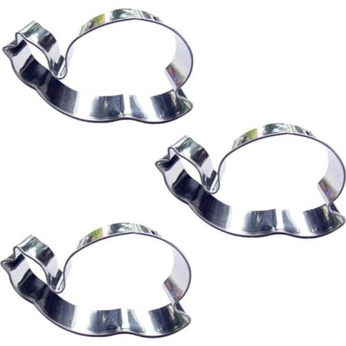 Snail shape 3 piece biscuit cutting molds, baking tools, cake decorating soft candy tools