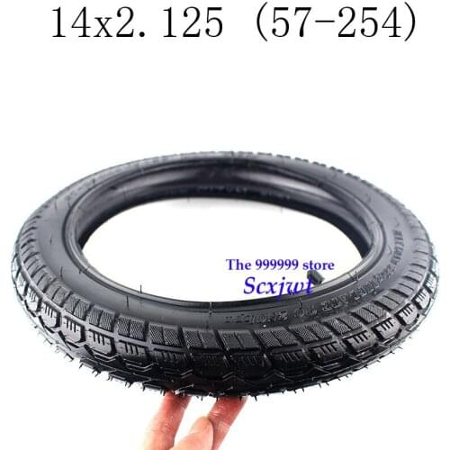 Good quality and reputation Solid Rubber Electric tire Electrombile Solid Tyre 14x2.125 Inflation-free Tire gas motor bike