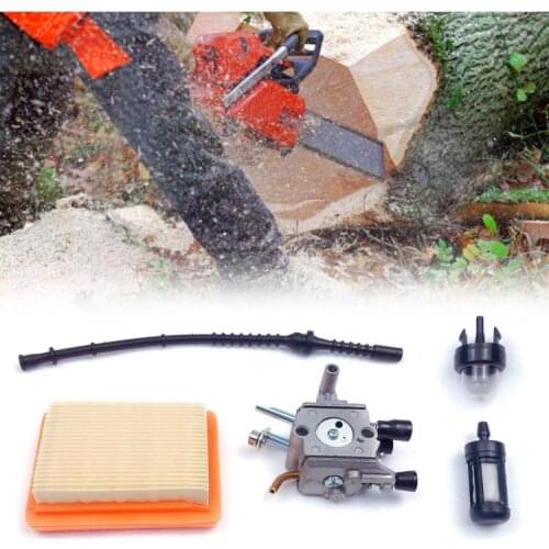 Carburetor Kit for stihl FS400 FS450 FS480 String Trimmer Brush Cutter Fuel Line